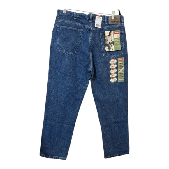 Vintage Wrangler Regular Fit Blue  Denim Jeans Deadstock Mens 36x30 - Picture 1 of 5